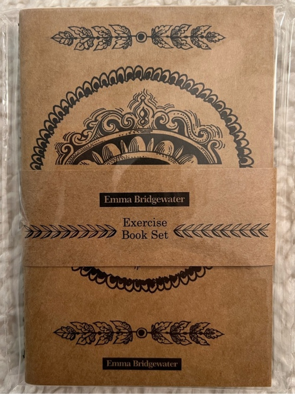 Emma Bridgewater Exercise Kraft + Black Journal Notebook Set of 2